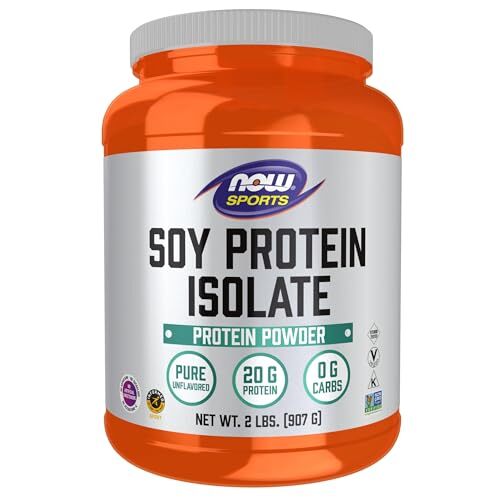 NOW FOODS Soy Protein Isolate Unflavored Powder 2 lbs.