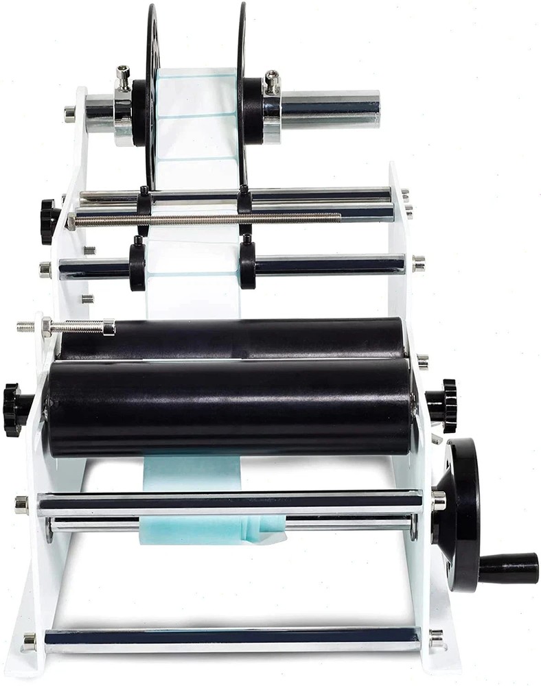 Manual Labeling Machine MT30 Label Maker Printer Round Bottle Label Applicator