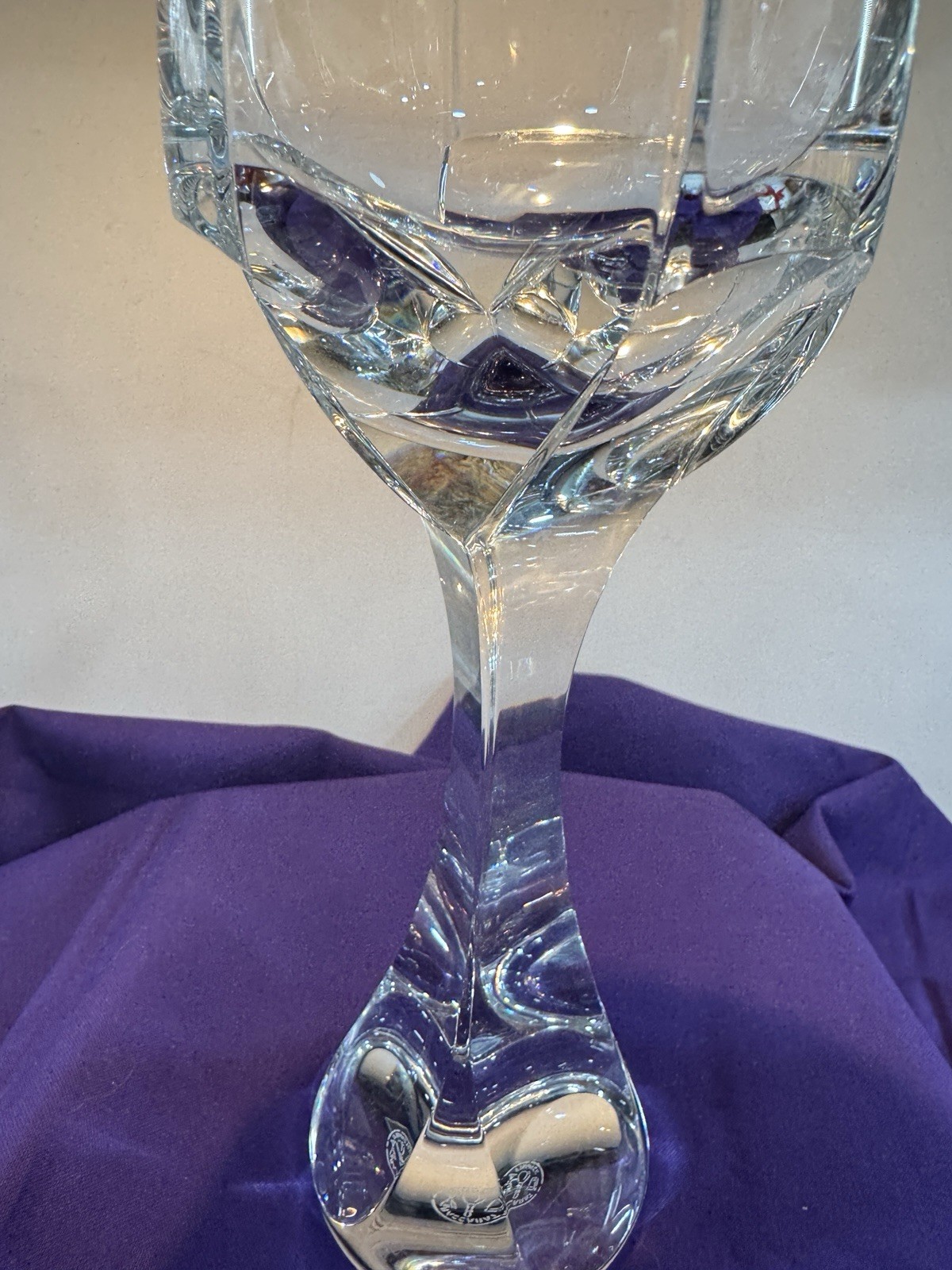 Baccarat Neptune Claret Wine 7 3/4 inch Glass (s) MINT & Guaranteed