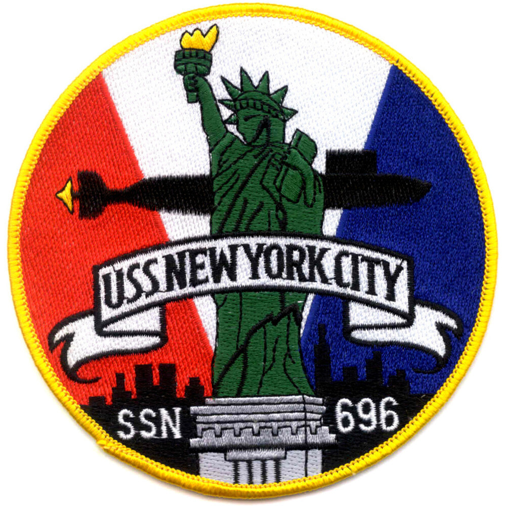 SSN-696 USS New York Patch