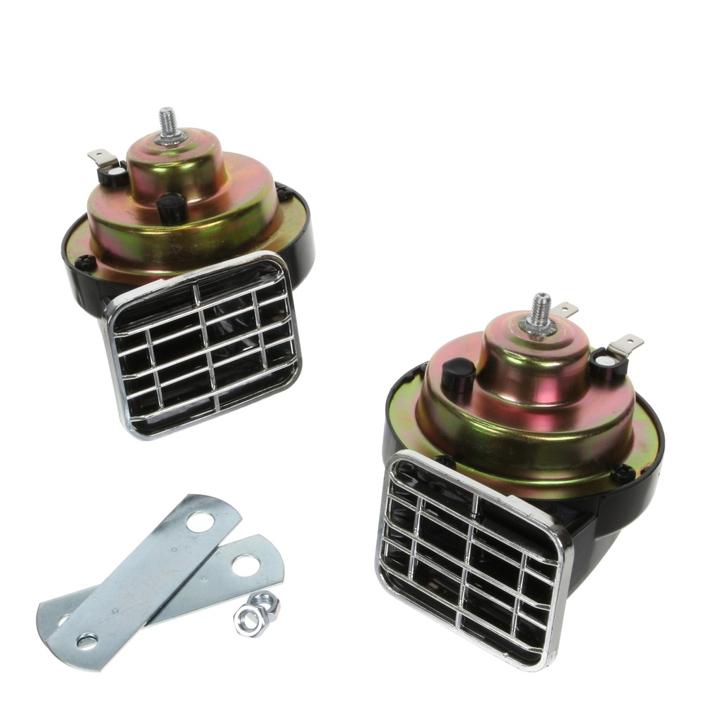 12V High Note Single/Twin Terminal Electromagnetic Horn Kit / Mounting Bracket