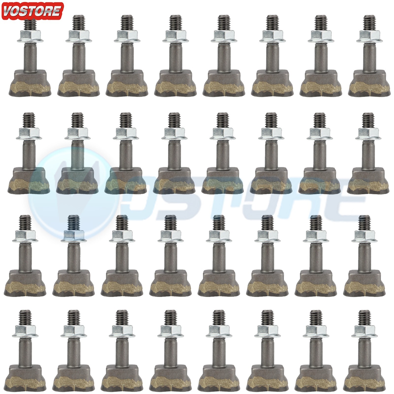 Set of 32 Replacement Stump Grinder Teeth Compatible with Vermeer Yellow Jacket