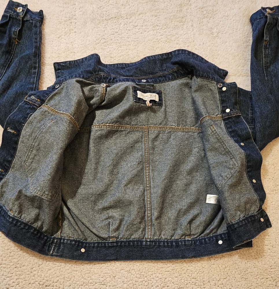 Denim Crop Womens Jacket Size M