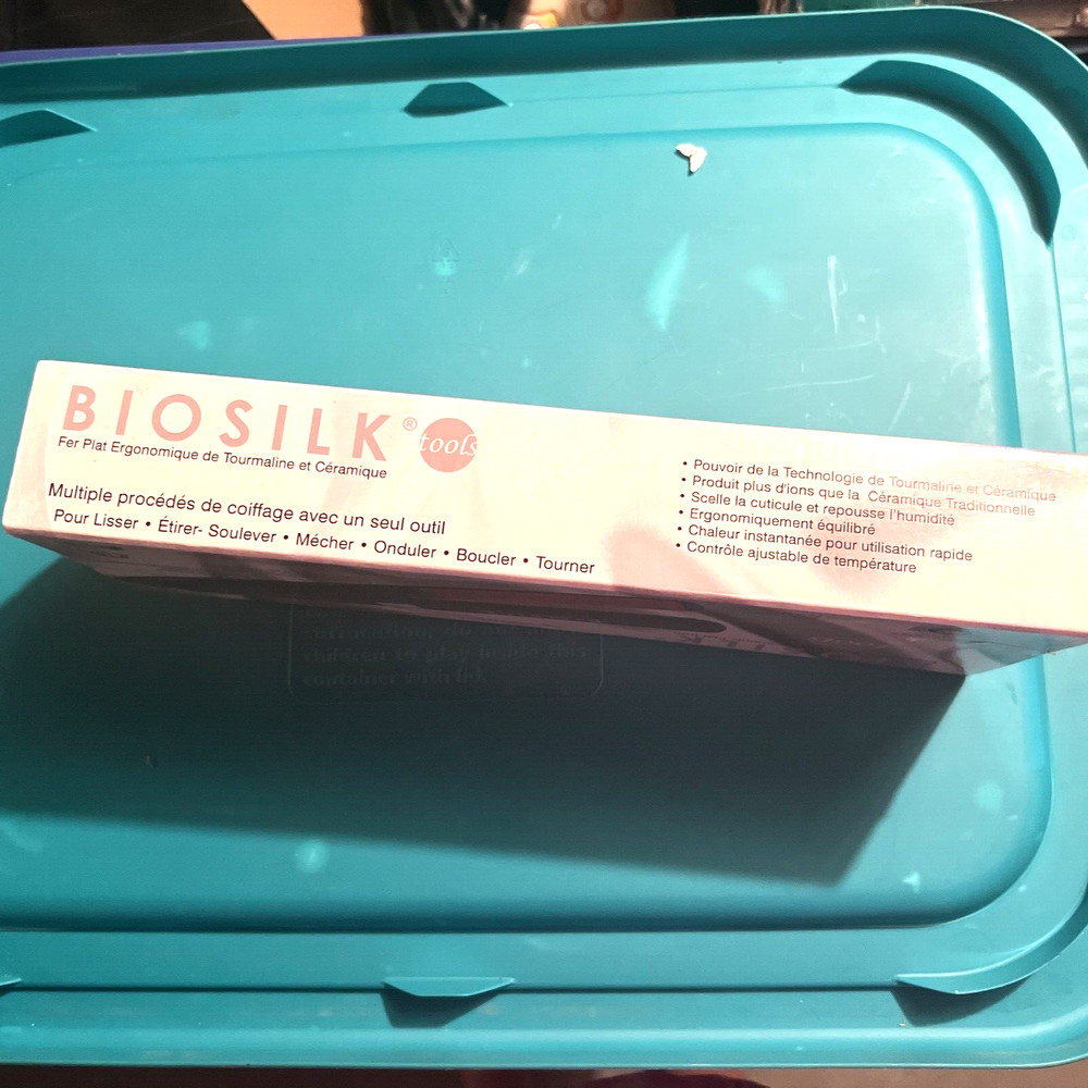 BIOSILK TOURMALINE CERAMIC FLAT IRON 1" BST1000