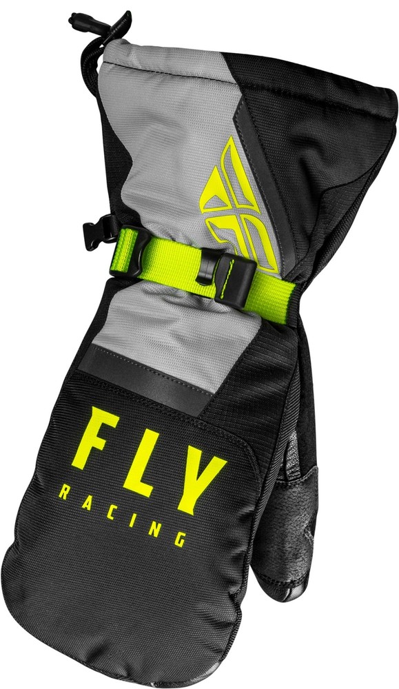 Cascade Mittens Black/Grey/Hi Vis Sm