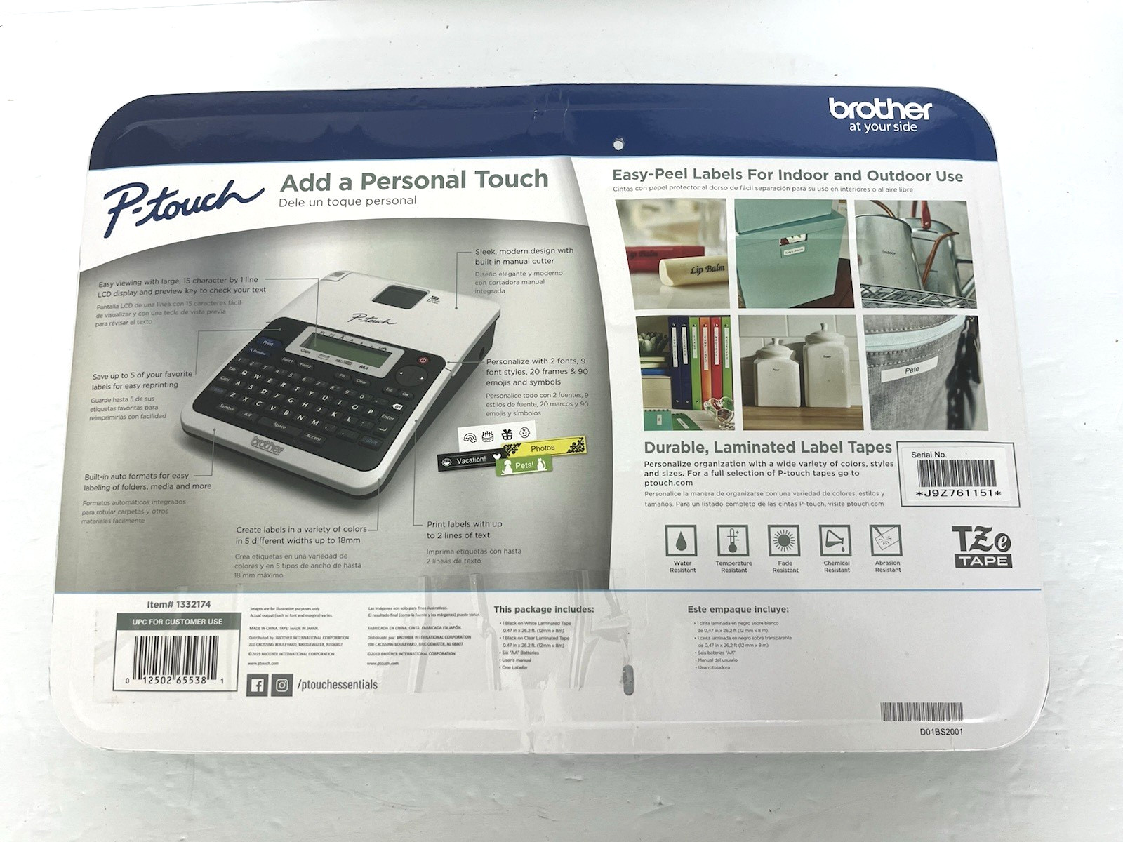 NIB Brother P-touch PT-2040C BRAND NEW Machine and Supplies
