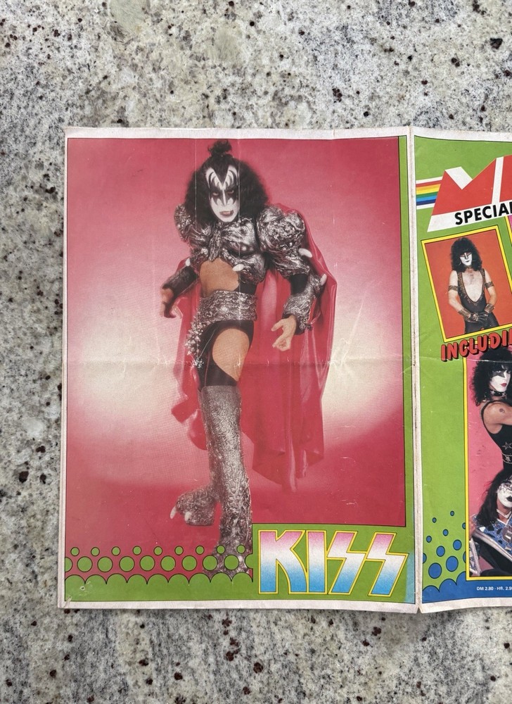 KISS 1981 MUZIEK PARADE MAGAZINE MP GENE PAUL ACE ERIC AUCOIN VINTAGE VERY RARE