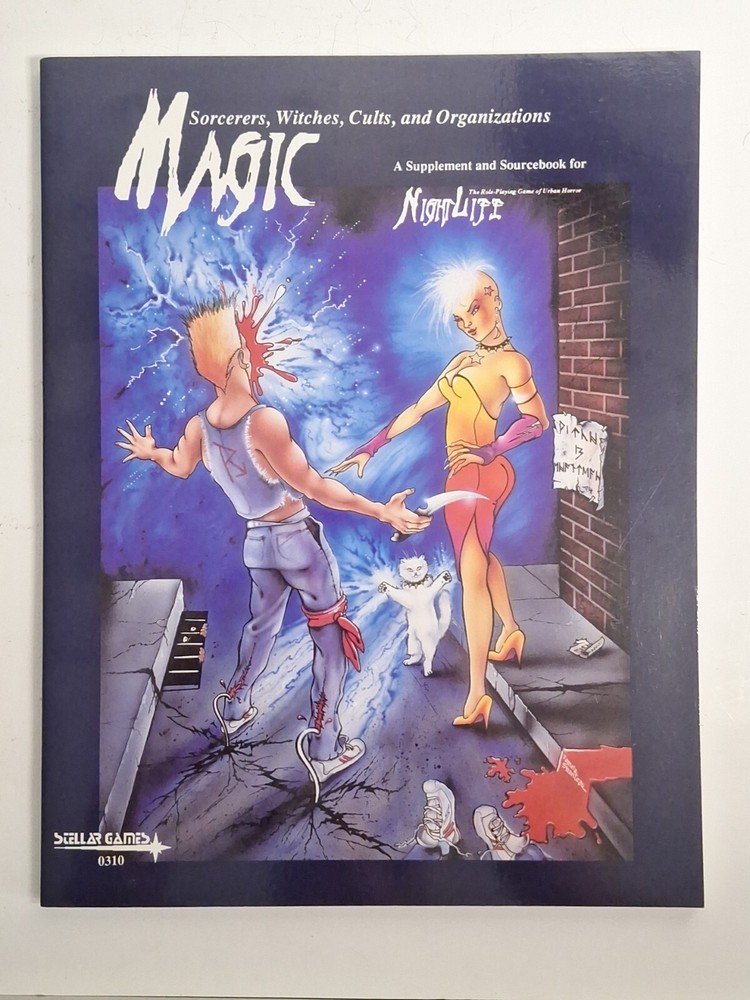 NGHTLIFE: MAGIC Supplement/Sourcebook - 1990 Stellar Games #0310 1st Print/Edit