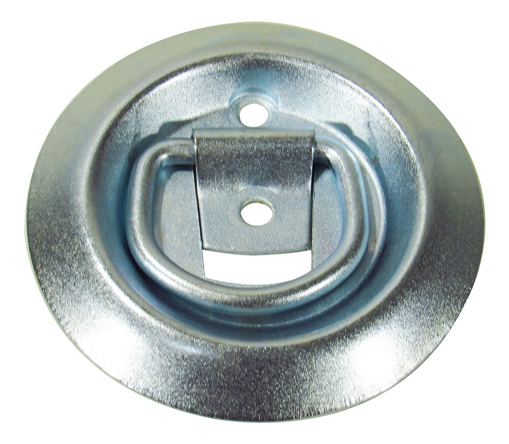 Pit Posse Cargo Recessed Flush Pan D Ring 4” Anchor for Tie Down Strap Loop