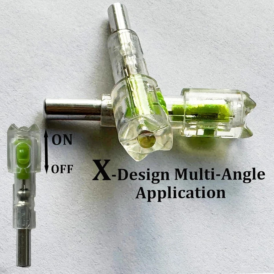 Crossbow Lighted Nocks for Bolts LED Compatibility 6 Pack