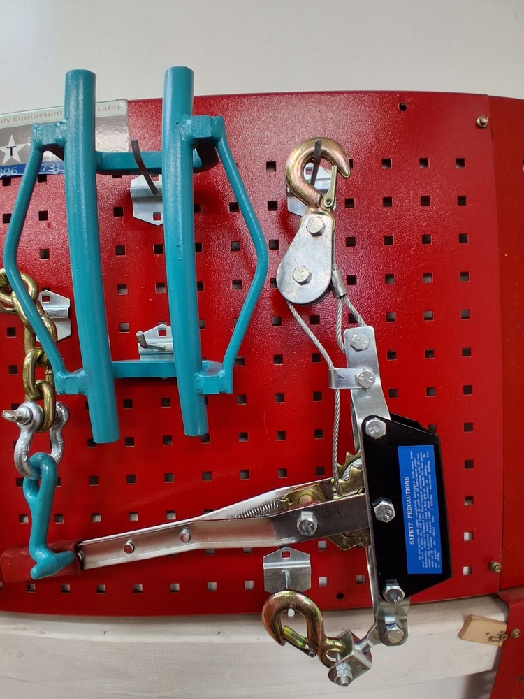 Set# 96 -6 pieces AUTO BODY FRAME MACHINE PULLING TOOLS & CLAMPS VALUE SET