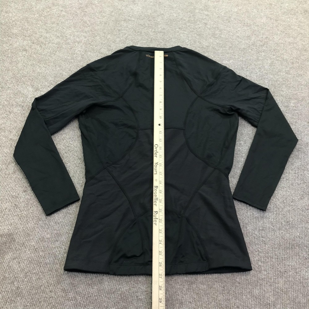 Tommie Copper Jacket Mens Large Black Compression Lower Back Support Zip Front