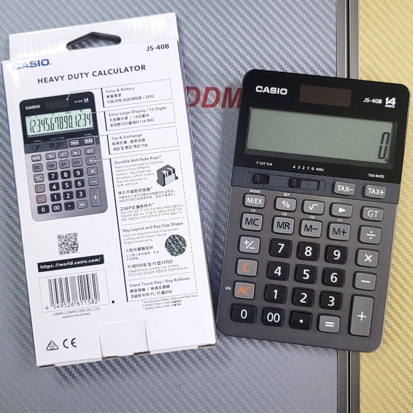 JS-40B Casio Calculator Black