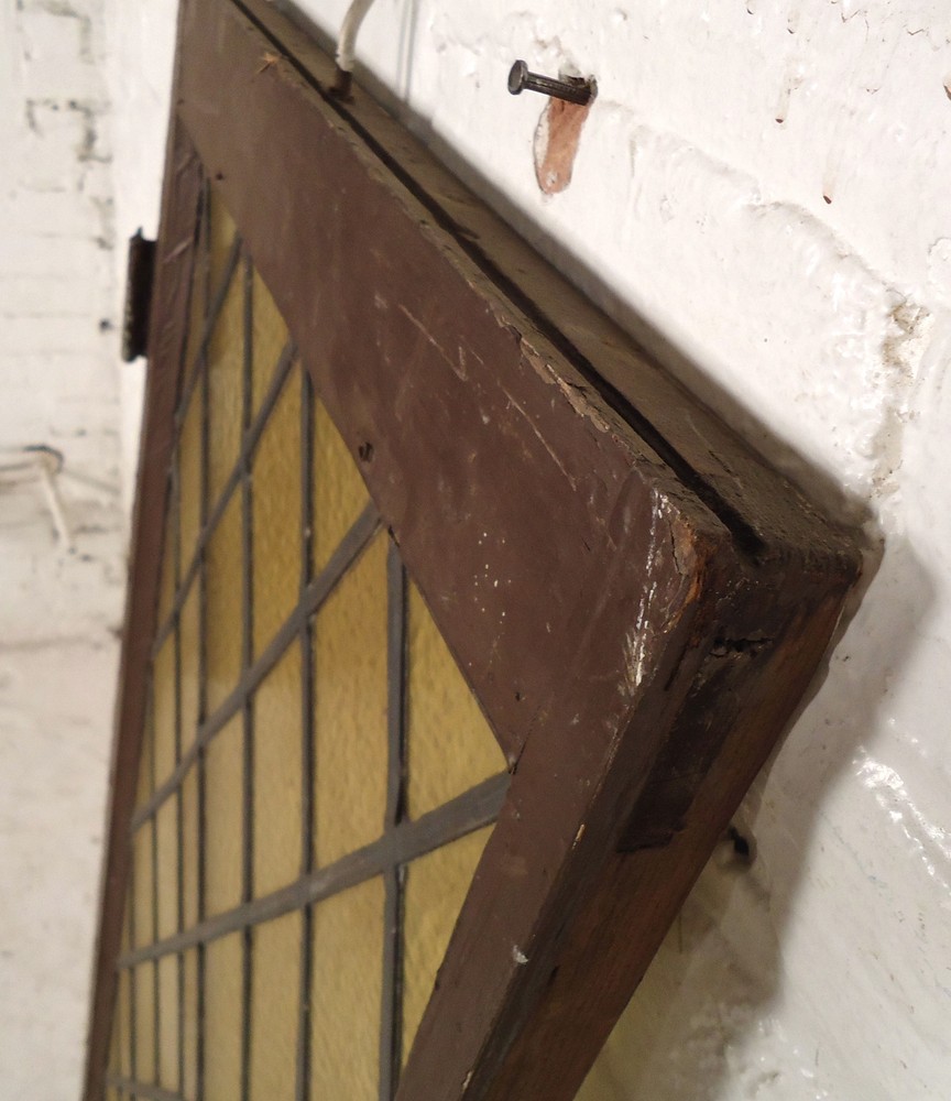 Vintage Stained Glass Window Panel (08093)NS