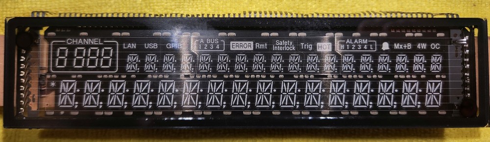 Used VFD Display for Keysight 34980A  Multifunction Switch / Measure Unit