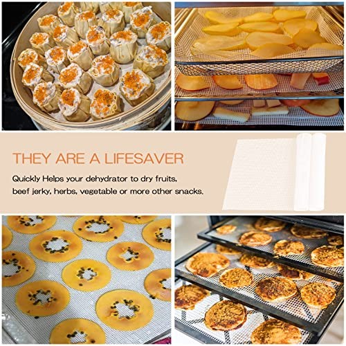 12 PCS Silicone Dehydrator Sheets, Premium Assorted Item Package Quantitys