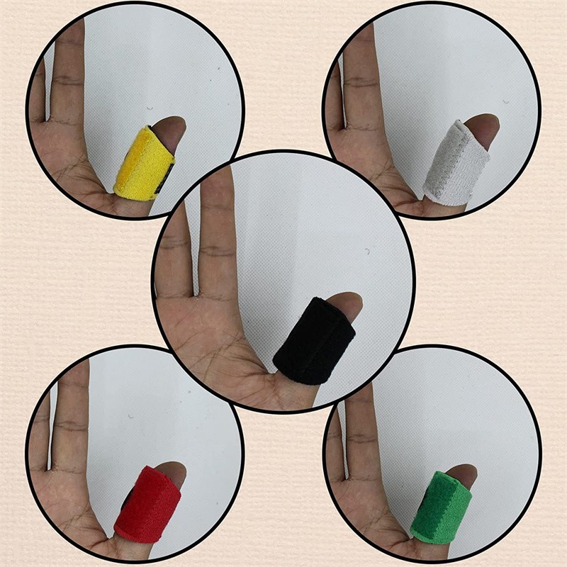 5pcs Finger Fixing Strap Finger Fixing Clamp Sleeve Adjustable Fastening Strap