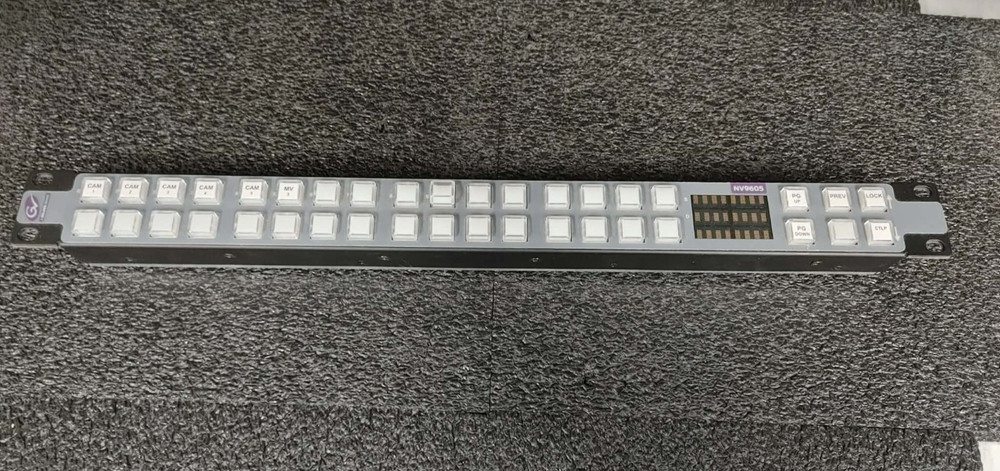 Belden GV Miranda NVision NV9605 1RU Multimode Paging Shallow Control Panel