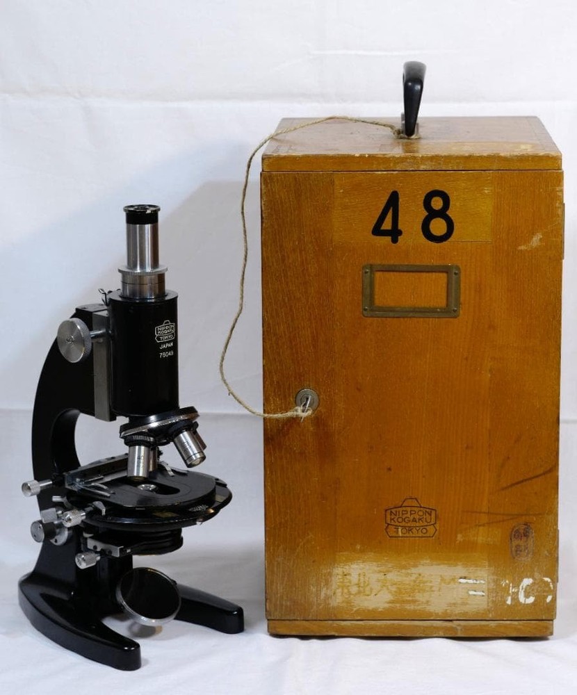 microscope antique Nikon microscopes from Nippon Kogaku Kogyo Co., Ltd.