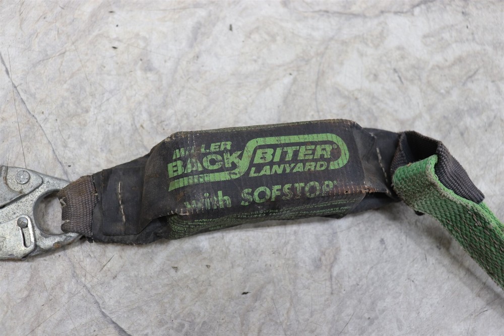 Miller Back Biter Lanyard W/ Softstop 913B/6Ftgn