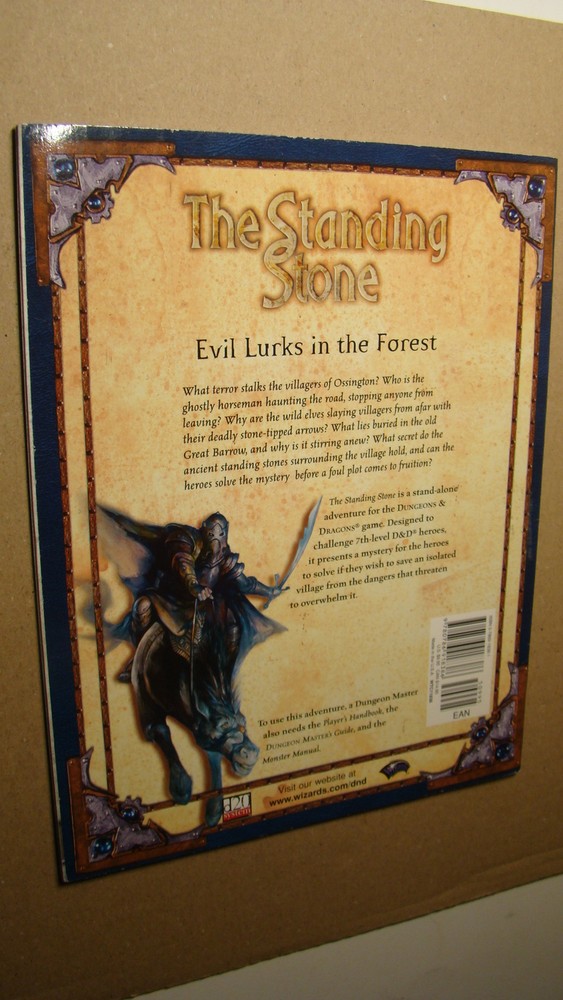 MODULE - STANDING STONE *NICE* COMPLETE ORIGINAL DUNGEONS DRAGONS