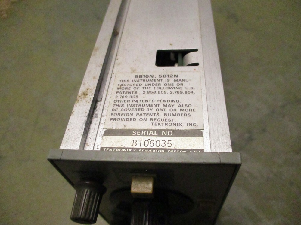 tektronix 5b10n time base trigger plug-in oscilloscope module [4*G-8]