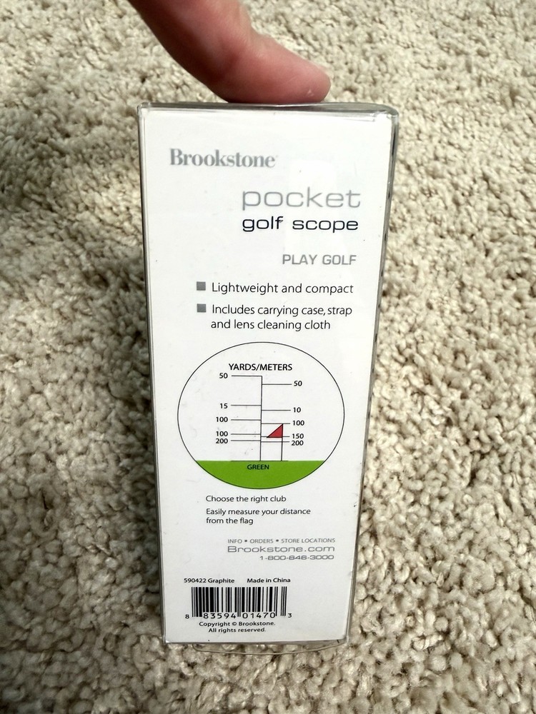 Brookstone Pocket Golf Scope New