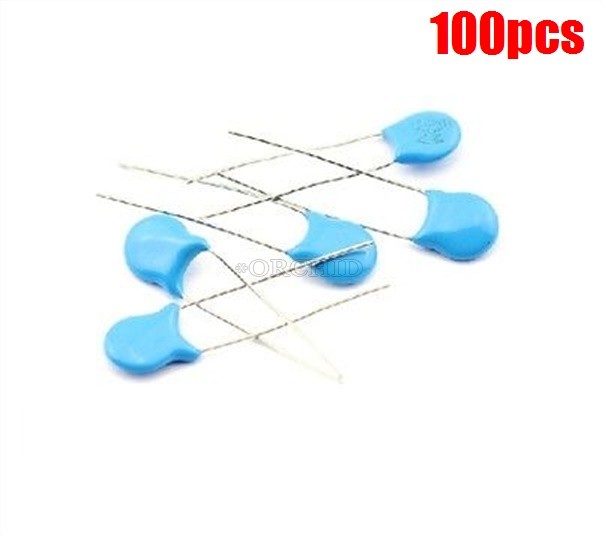 100Pcs 1000V(1KV) High Voltage Ceramic Disc Capacitor 100Pf ar