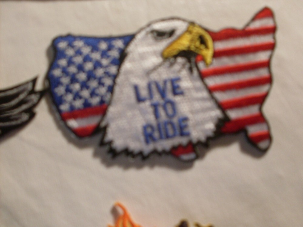 Motorcycle Biker 7 Patches collector set