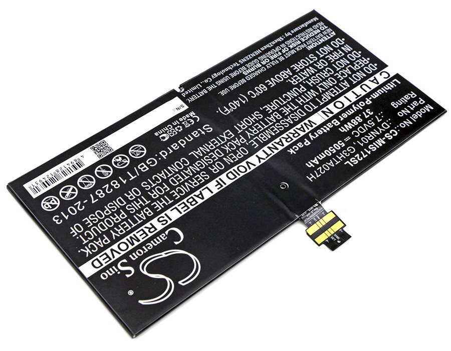 Battery for Microsoft 1724,Surface 4,Surface Pro 4,Surface Pro 4 1724 DYNR01