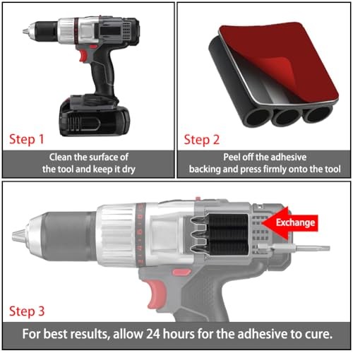 3Pcs Drill Bit Holder Tool, Locking Tool Clip Holder with High Strength