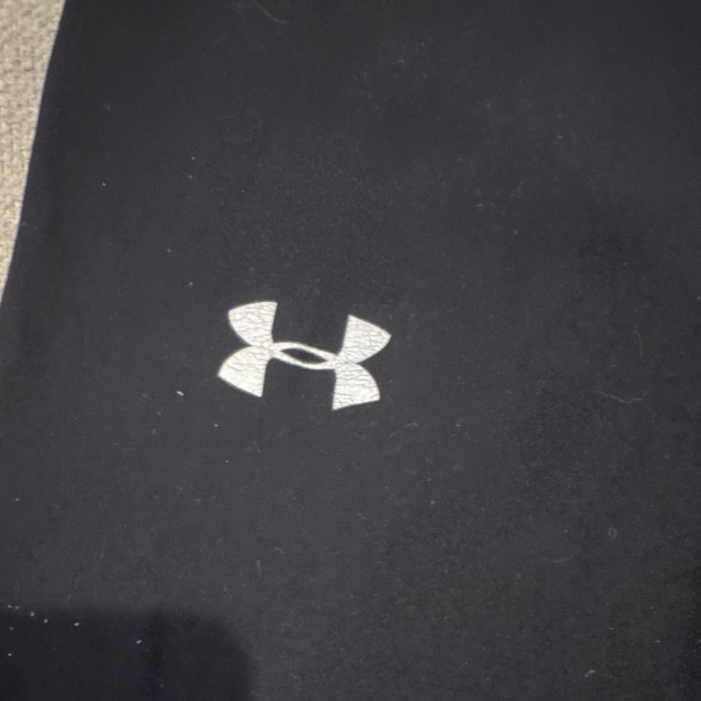 Under-Armour Black Compression Men's Pants Nylon Polyester Elastane