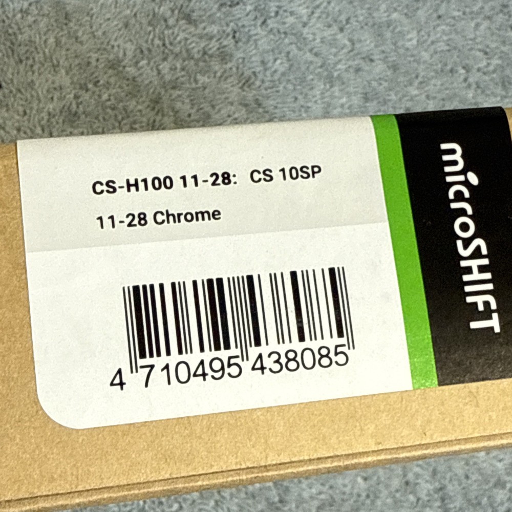 microSHIFT CS-H100 Cassette - 10Speed 11-28T Chrome [caw]