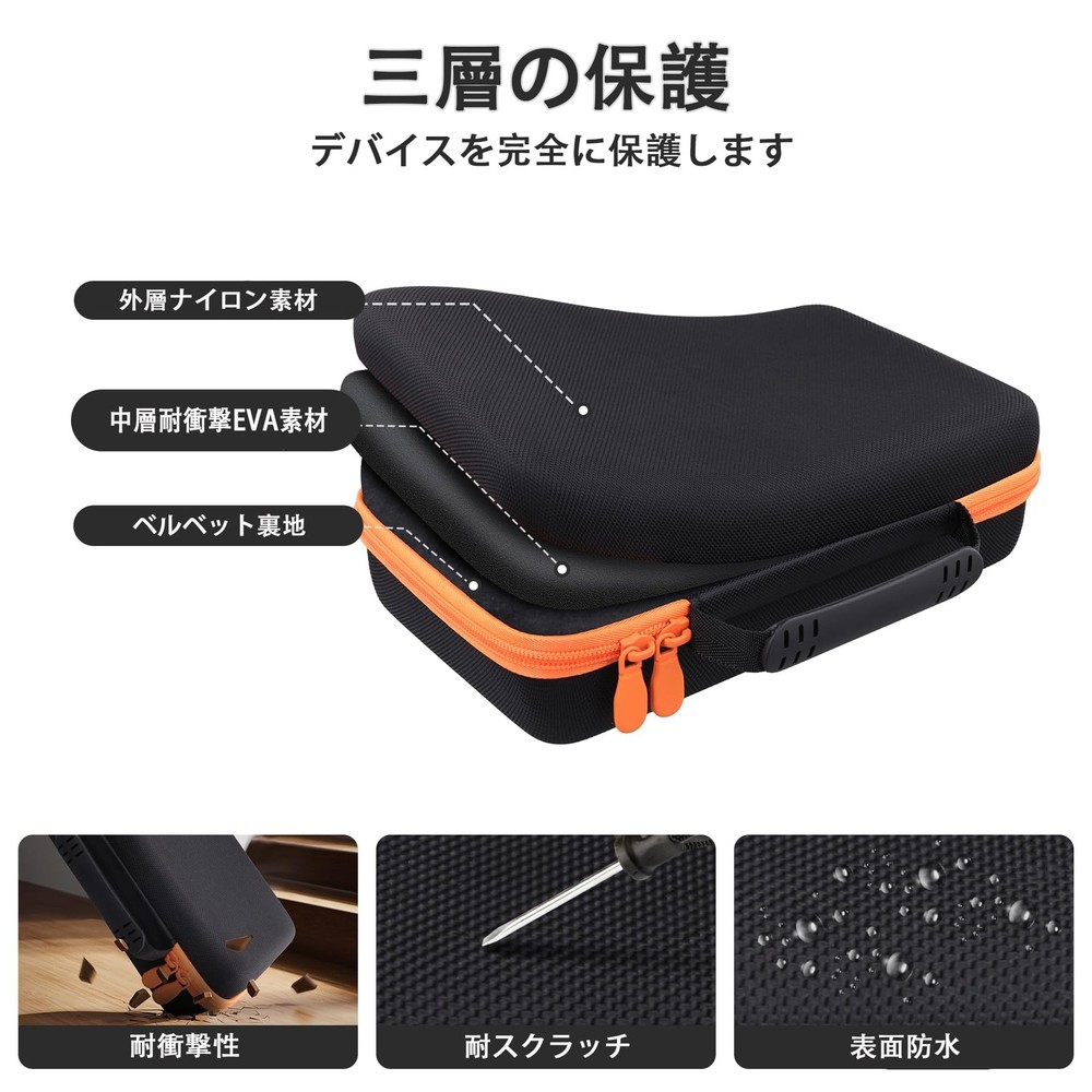 JBL PartyBox wireless mic storage case only co2CREA hard case black