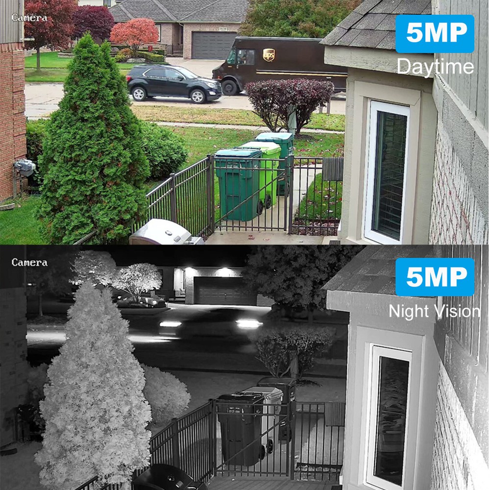 Wireless Surveillance Camera System Night Vision Plug-in Camera 10CH 5MP Record