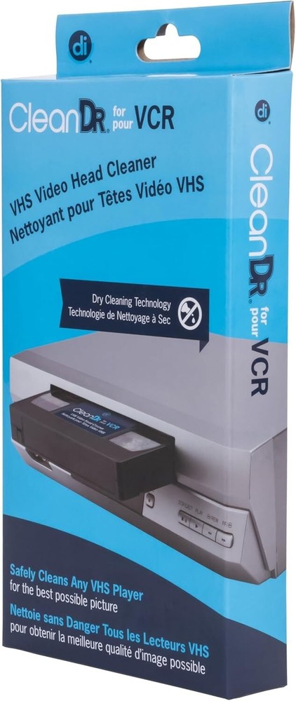 Digital Innovations VHS Cleaner - Dry Technology for Optimal Playback Quality
