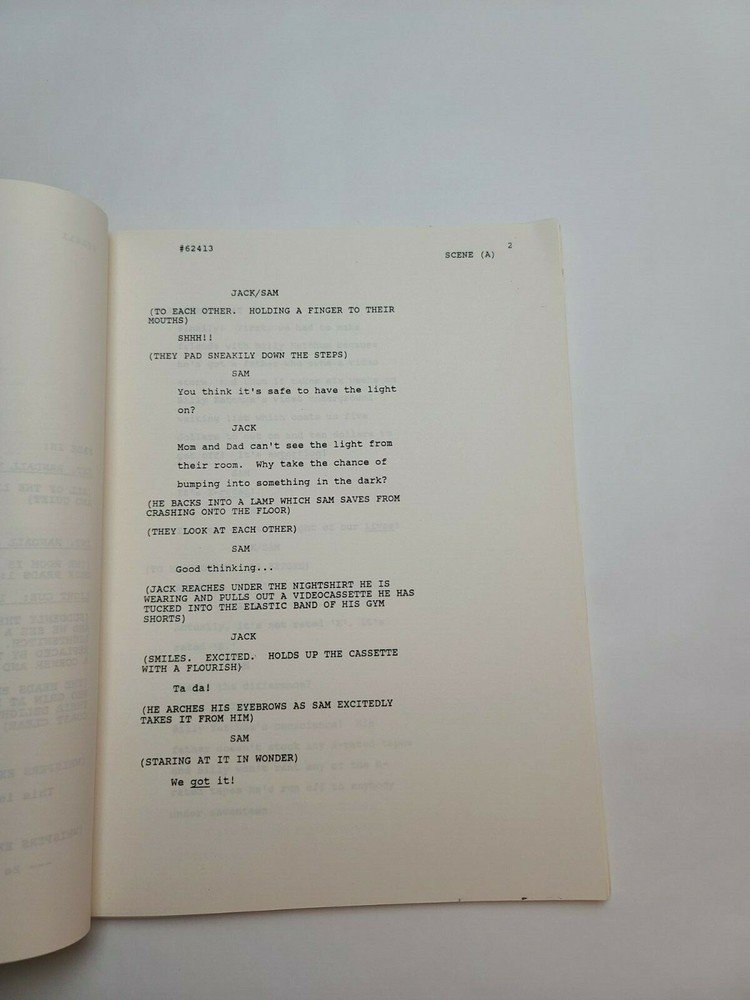 NOTHING IS EASY / Michael Jacobs 1986 TV Script, "It Happened One Night"