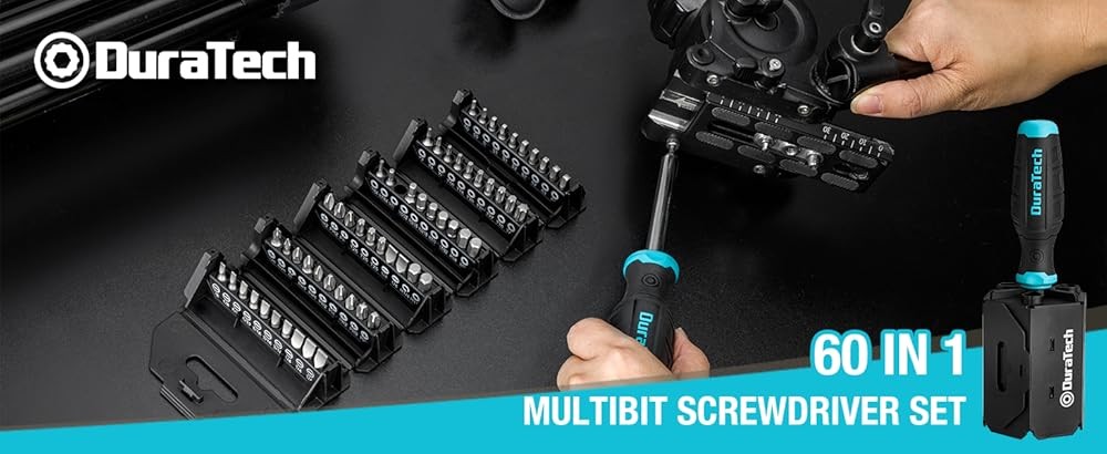 Screwdriver, Multi-Funct Screw Driver Set Replaceable Cr-V