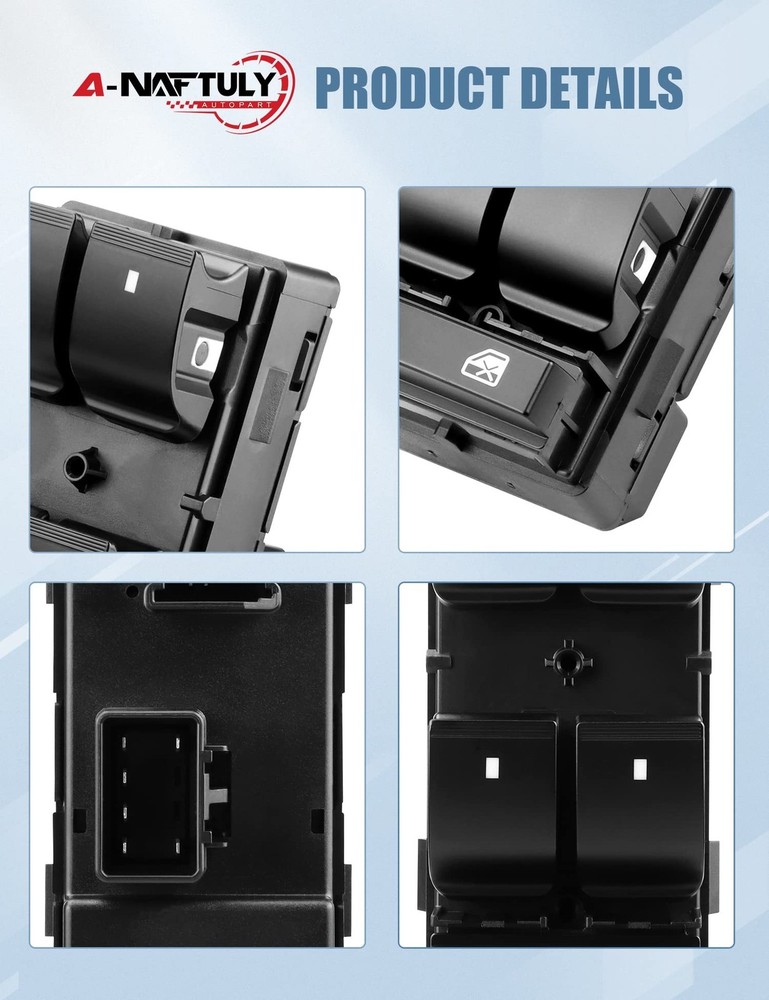 Power Window Switch Driver Side Door Lock Mirror Switch Replacement for 2007-...