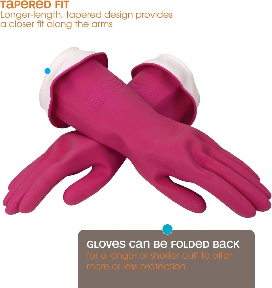 Waterblock Gloves, Large, 1-Pair, Pink