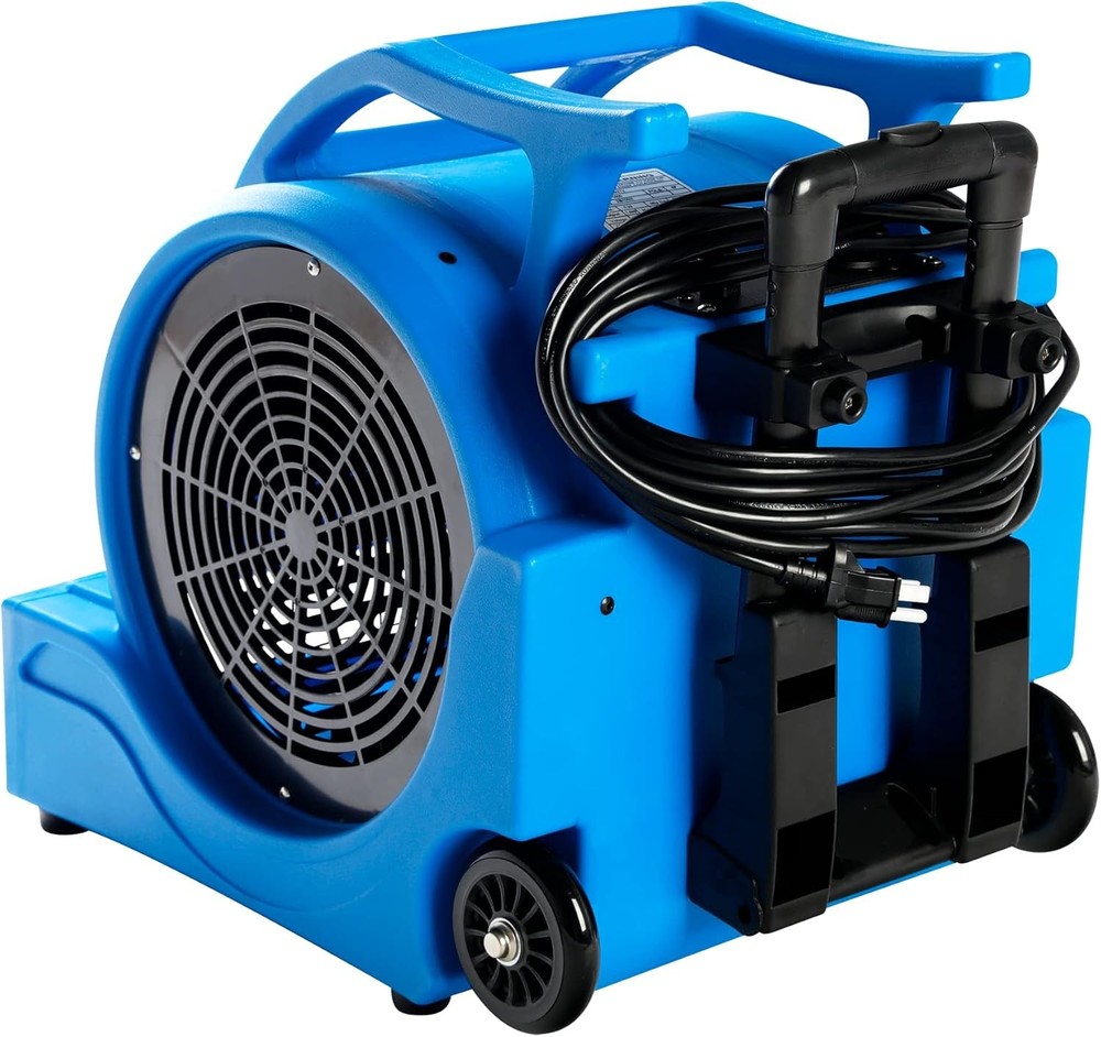 4000 CFM Air Mover MOUNTO 1HP Blue