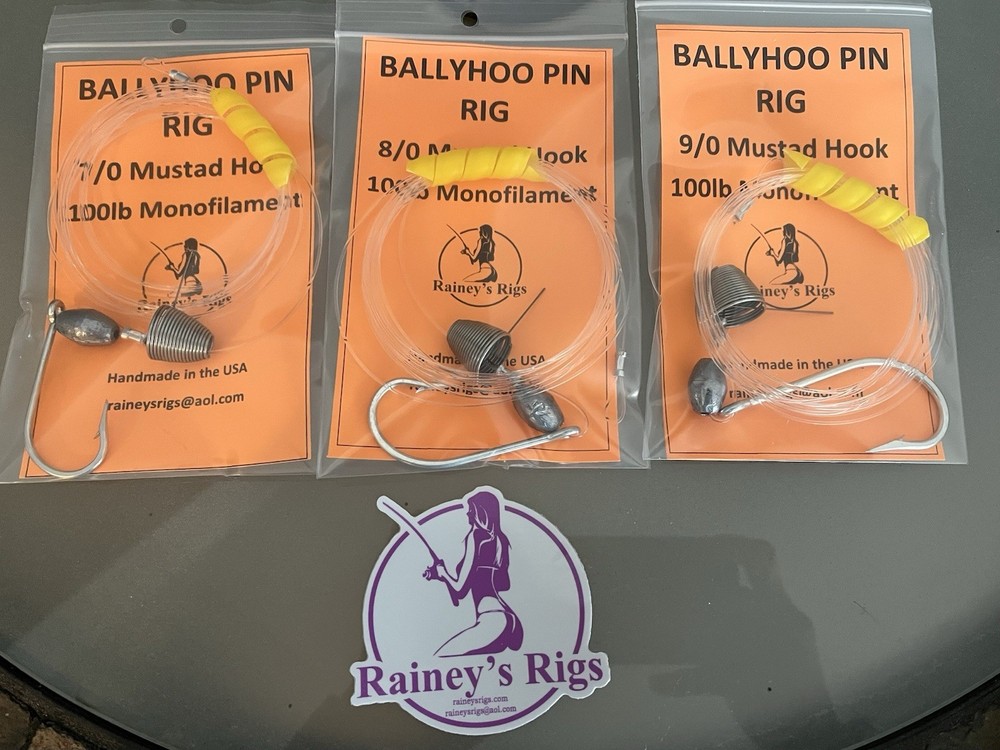 Ballyhoo Pin Rig - Mustad Hooks