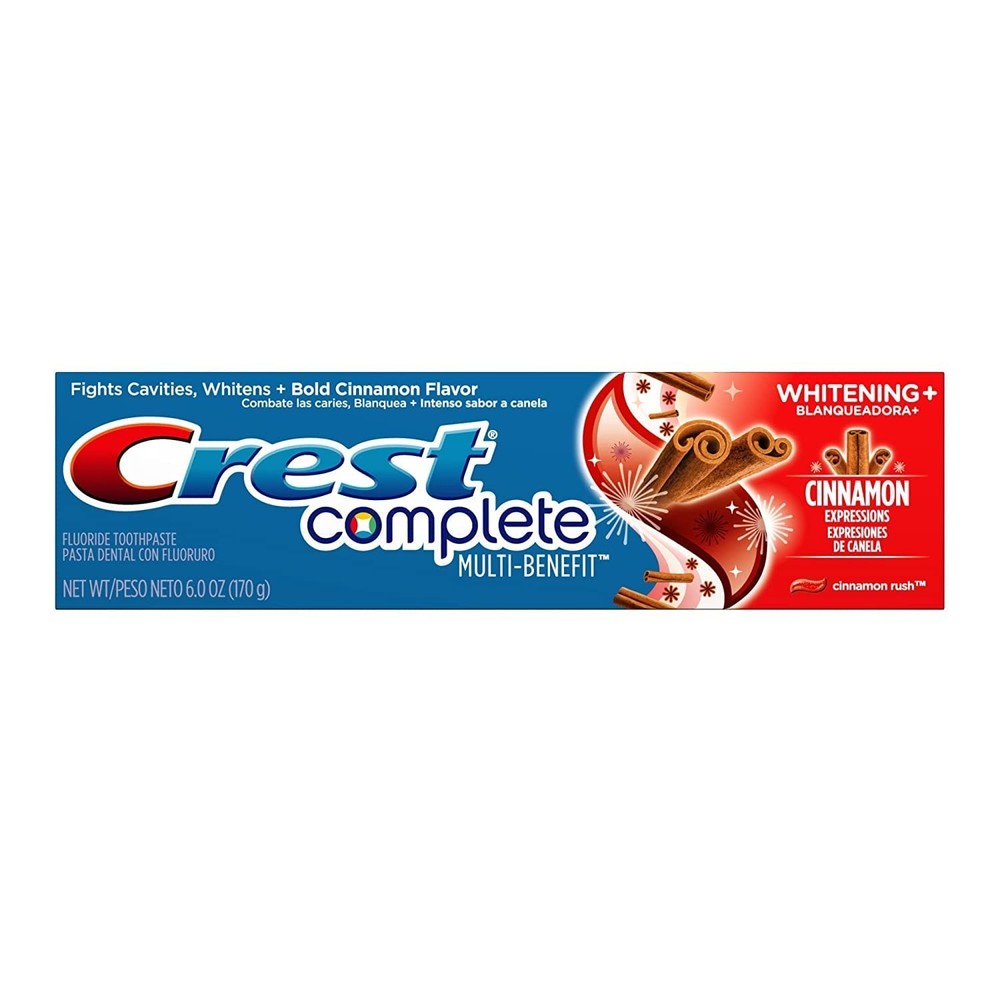 Crest, Plus Complete Cinnamon Expressions Toothpaste, 5.4 Oz