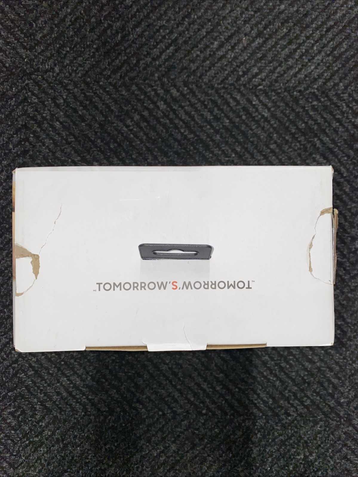 Sharper Image Calming Heat Massaging Weighted Pad XXL-Wide 20x24 6 lb brown box,