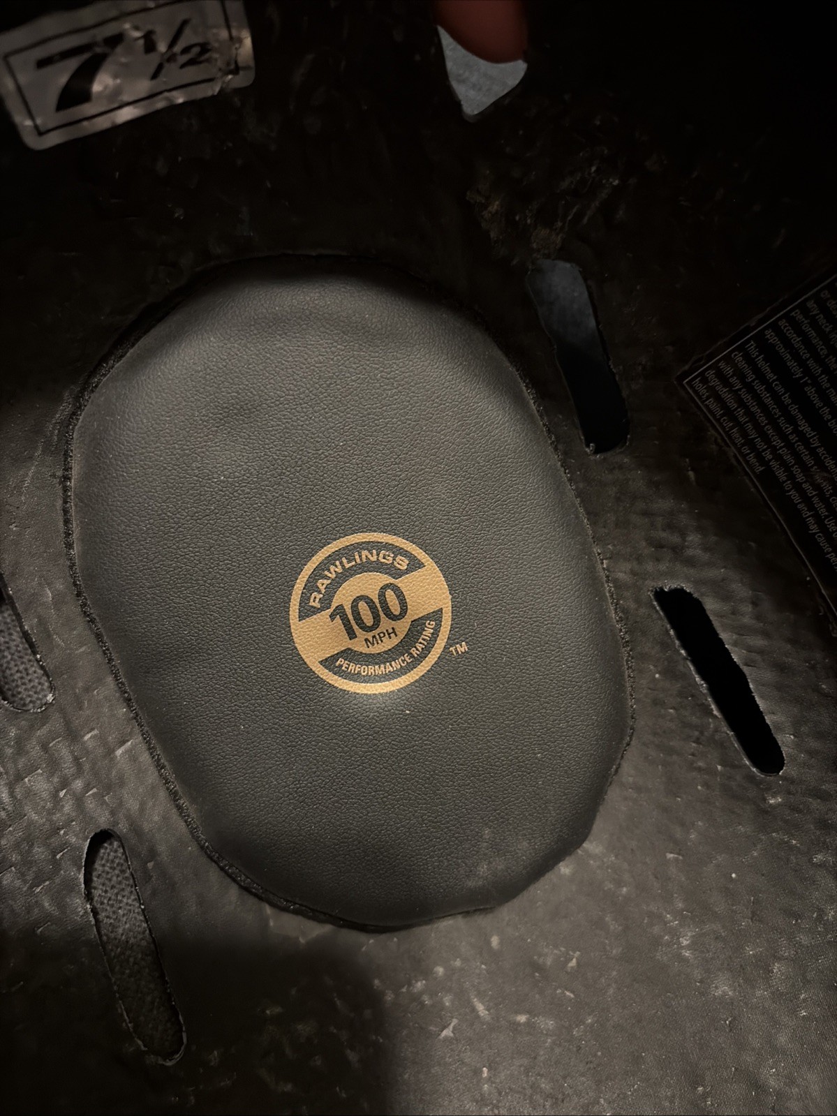 Rare Carson Kelly Chicago Cubs Used Cubs Catching Helmet Skull Cap