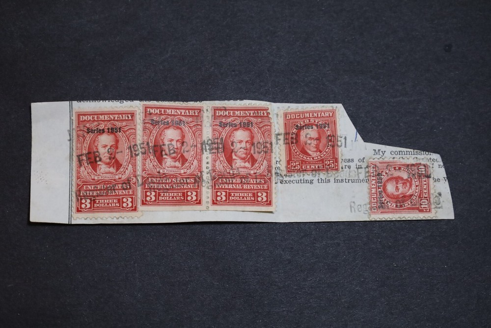 Internal Revenue Documentary stamps