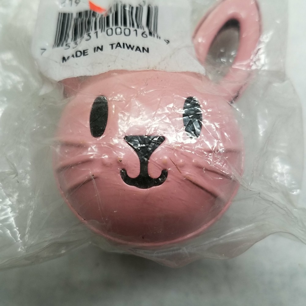Pink Bunny Head Bell