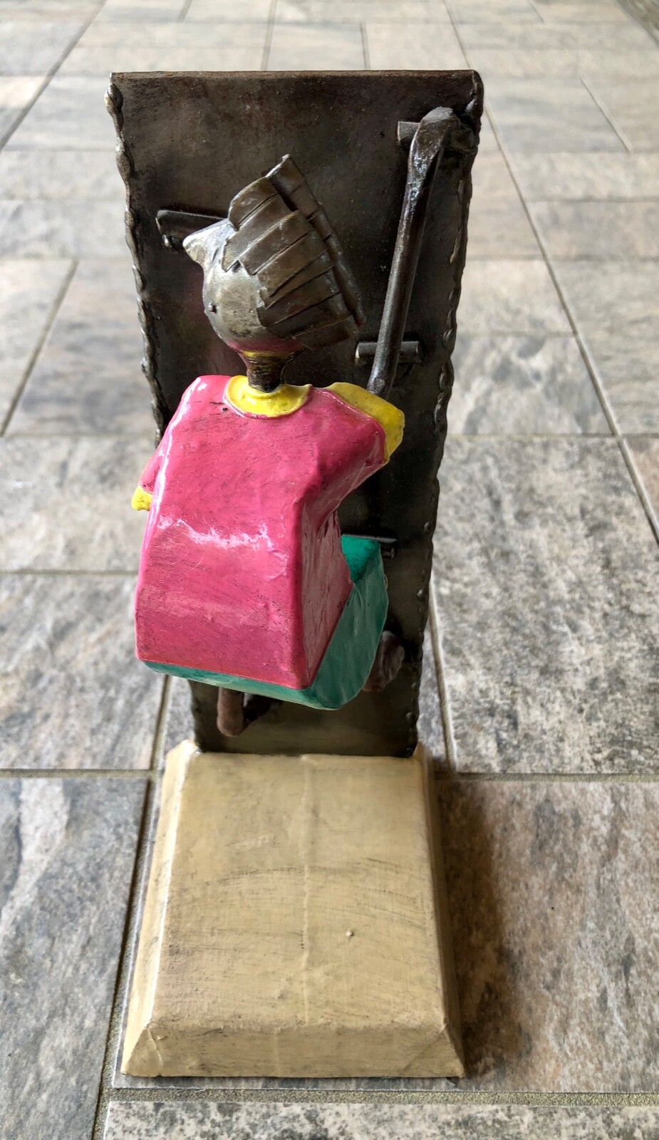 Luis Felguerez Mexican Art Metal Sculpture "The Wall Climber"