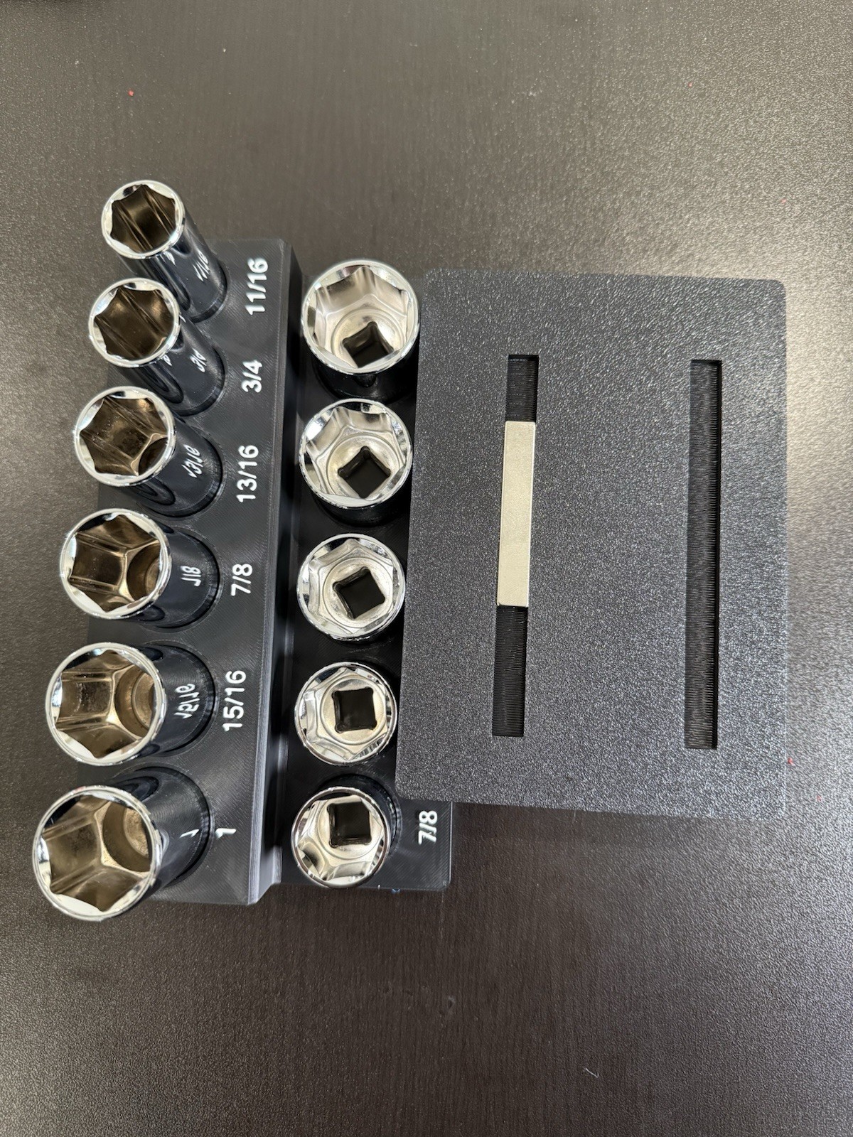 Harbor Freight Quinn 1/2", 3/8" & 1/4" Master Socket Set Organization Bins