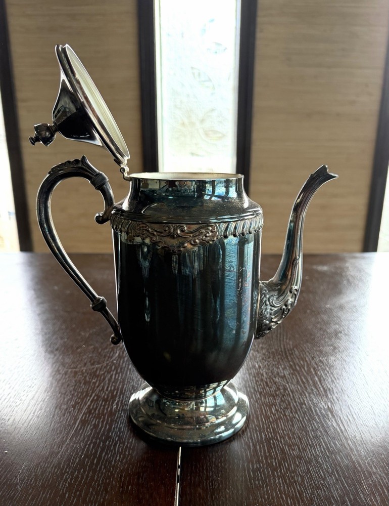 Vintage Four Piece Coffee Set - Silver Plated Over Copper